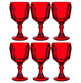 Бокалы для вина 400 мл 6 шт красные  LEFARD "Muza Color /Рокки" / 193002