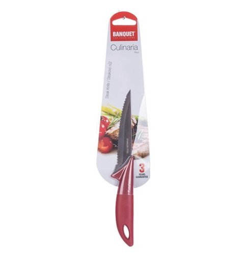 Нож для стейка 12 см красный &quot;Red CULINARIA /Banquet&quot; / 152291