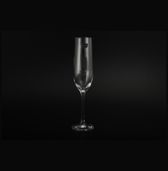 Бокалы для шампанского 190 мл 6 шт  Crystalex CZ s.r.o. &quot;Виола /Без декора&quot; / 111273