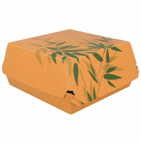 Коробка для бургера 17 х 17 х 8 см 50 шт  Garcia De Pou "Feel Green" / 317281