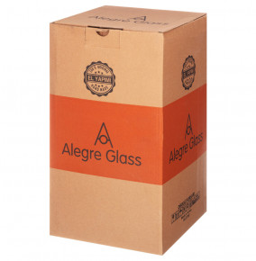 Банки для сыпучих продуктов 15 х 28 см 2 секции с крышкой н/н  Alegre Glass "Sencam" / 289090