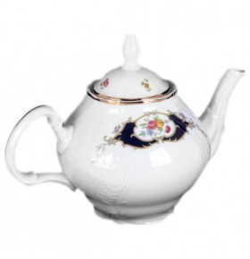 Заварочный чайник 1,2 л с дырочками (внутри)  Thun "Бернадотт /Синеглазка" / 113905