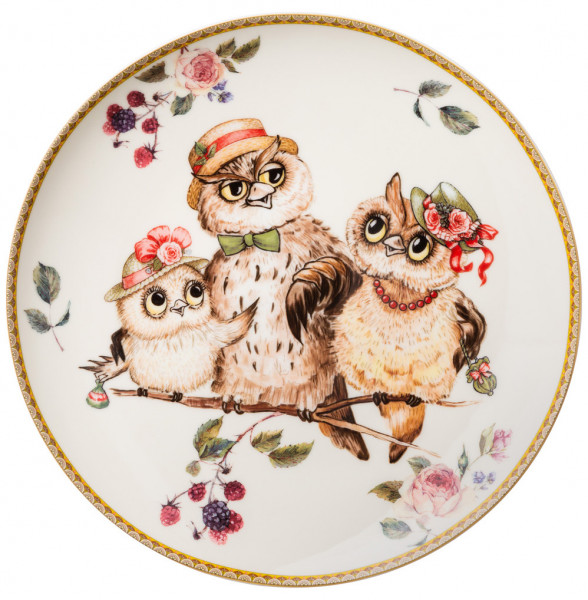 Набор тарелок 20,5 см 2 шт  LEFARD &quot;Owls party&quot; / 252054