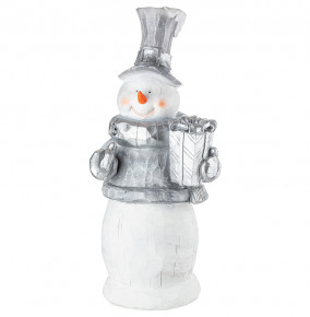Фигурка 68 см  LEFARD "Снеговик с подарком в шляпе" / 299248