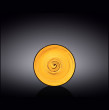 Блюдце 12 см жёлтое  Wilmax &quot;Spiral&quot; / 261617