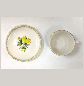 Набор чайных пар 200 мл 6 шт  O.M.S. Collection "Лимоны /Tulu Porselen" / 285911