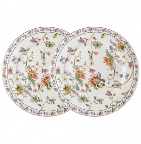 Набор тарелок 26,5 см 2 шт белые  Anna Lafarg Primavera "Флора" (подарочная упаковка) / 291387