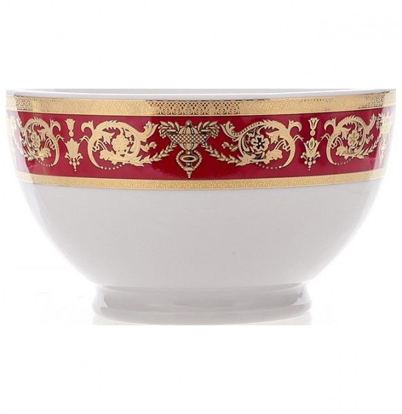 Пиала 13 см  Bavarian Porcelain &quot;Александрия /Золотой узор на красном&quot; / 093121