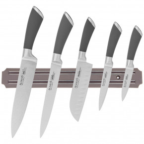 Набор кухонных ножей 6 предметов с магнитным держателем  Agness "Монблан" / 262870