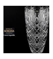 Ваза для цветов 25 см  Crystalite Bohemia "Лира /Без декора" / 038940