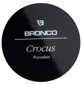 Тарелка 27 см 1 шт  Bronco "Crocus /Черная" / 235736