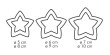 Двухсторонние формочки звезды 6 размеров &quot;Tescoma /DELÍCIA&quot; / 141428