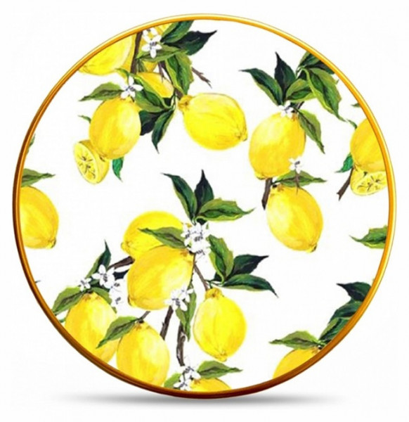 Набор тарелок 25 см 6 шт  Toygar &quot;Lemon White&quot; / 246062