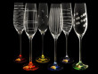 Бокалы для шампанского 210 мл 6 шт  Rona &quot;Celebration /Разноцветные&quot; / 061198
