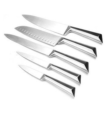 Набор кухонных ножей 5 предметов на подставке  Taller &quot;Лукас /TalleR&quot; / 231386