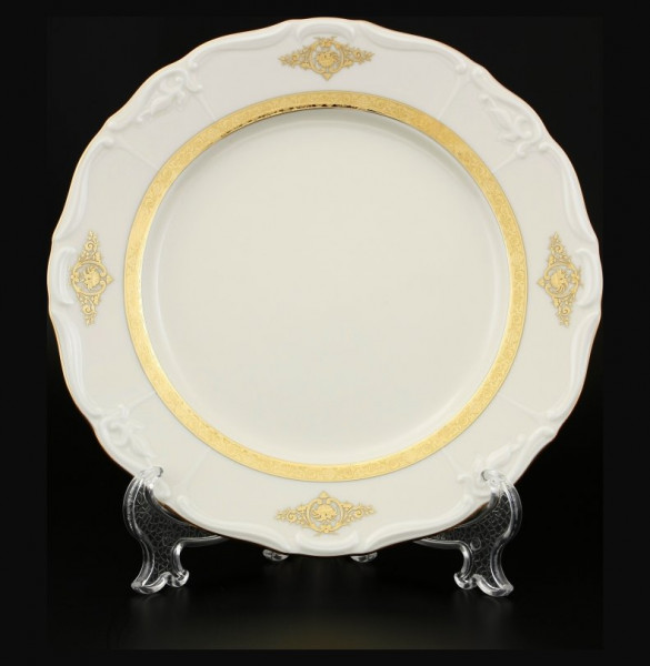 Набор тарелок 25 см 6 шт  Thun &quot;Мария-Луиза /Золотое изобилие /СК&quot; / 107919