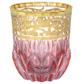 Стаканы для виски 350 мл 6 шт розовые  Art Design "Адажио /Италия /золото" / 341578