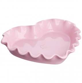 Форма для выпечки пирога розовая  M.GIRI "Сердце" / 282719