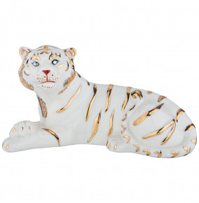 Статуэтка 15 см белая  LEFARD "Тигр" / 269587