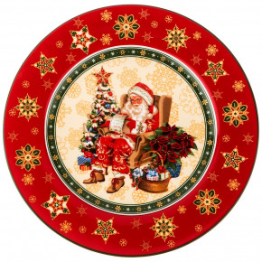Тарелка 21 см 1 шт  LEFARD "Christmas Collection /Санта-Клаус" / 192383