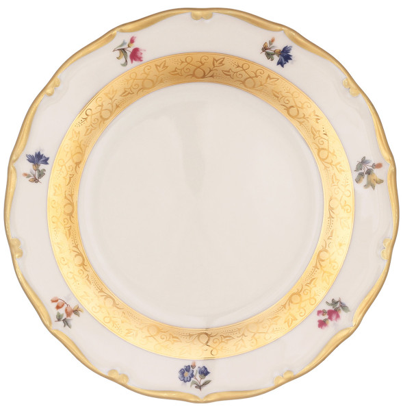 Набор тарелок 17 см 6 шт  Leander &quot;Аляска /Мелкие цветы /золото /3052 /СК&quot; / 313605