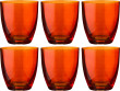 Стаканы для виски 300 мл 6 шт  Crystalex CZ s.r.o. &quot;Кейт /Оранжевые&quot;  / 170344