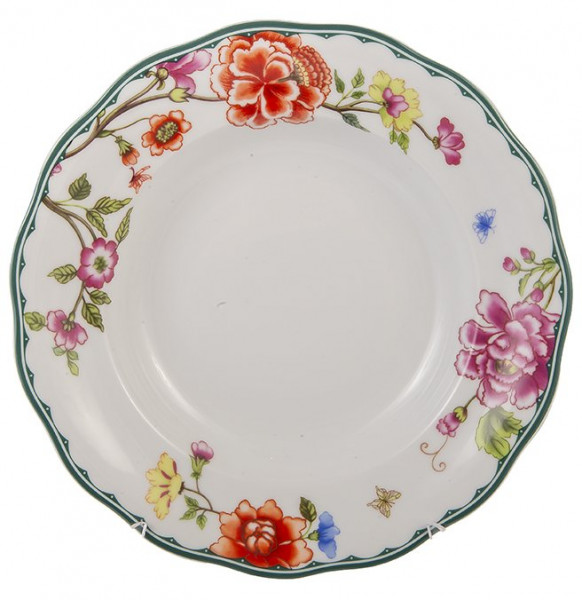 Набор тарелок 22,5 см 6 шт глубокие  Epiag &quot;Аляска /Цветы /2731&quot; / 166721