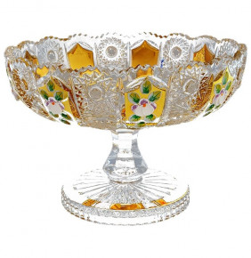 Ваза для конфет 18 см н/н  Aurum Crystal "Хрусталь с золотом" / 039996