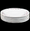 Набор тарелок 27 см 6 шт  Cmielow &quot;Болеро /Розовые цветочки&quot; / 034717