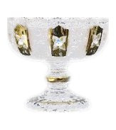 Ваза для конфет 18 см н/н  Aurum Crystal "Хрусталь с золотом" / 033517
