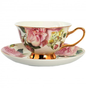 Набор чайных пар 6 шт  Royal Classics "С розой" / 148743