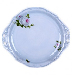 Пирожковая тарелка 28 см  Weimar Porzellan "Алвин голубой" / 001583