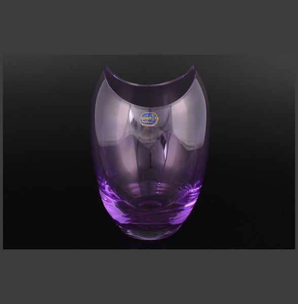 Ваза для цветов 25 см фиолетовая  Crystalex CZ s.r.o. &quot;Gondola&quot; / 094708