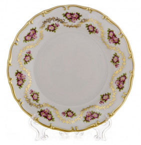 Набор тарелок 17 см 6 шт  Bohemia Porcelan Moritz Zdekauer 1810 s.r.o. "Магнолия /Дикая роза" / 060196