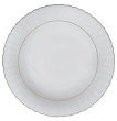 Набор тарелок 22,5 см 6 шт глубокие  Cmielow &quot;Ивона /Две золотые полосы&quot; / 338098