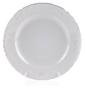 Набор тарелок 26 см 6 шт  Cmielow "Рококо /Платиновый узор" / 264453