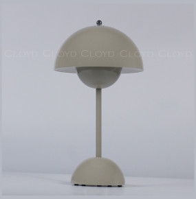 Настольная лампа 1 рожковая  Cloyd "ERMA-B" / выс. 30 см - серый / 347831