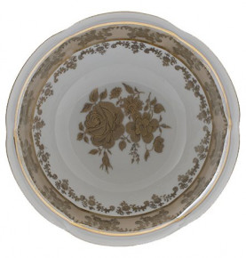 Салатник 16 см  Royal Czech Porcelain "Болеро /Золотая роза /Бежевая" / 204678