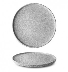 Тарелка 20 см 1 шт неглазурованная  G.Benedikt "Optimo granit /Светло-серый" / 276701
