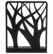 Ограничитель для книг 15 см чёрный  Металлист &quot;Деревья&quot; / 296952