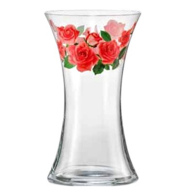 Ваза для цветов 25,5 см  Crystalex CZ s.r.o. &quot;Розы&quot; 2 / 046634