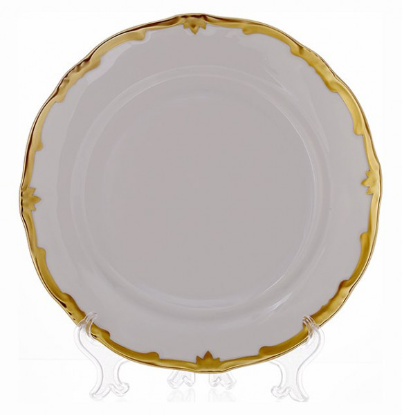 Набор тарелок 24 см 6 шт  Weimar Porzellan &quot;Престиж /Золотая отводка&quot; / 013162