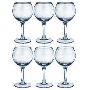 Бокалы для белого вина 280 мл 6 шт  АО "Корпорация СТАР" "Light blue /Ренесанс" / 263432