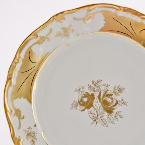 Набор тарелок 26 см 6 шт  Weimar Porzellan "Кленовый лист /Белый" / 053824