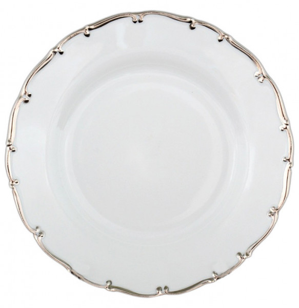 Набор тарелок 19 см 6 шт  Bohemia Porcelan Moritz Zdekauer 1810 s.r.o. &quot;Анжелика /Платиновая отводка&quot; / 027752