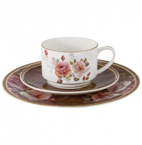 Чайный сервиз на 6 персон 21 предмет  Anna Lafarg Emily "Английская роза" / 257374