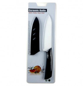 Набор кухонных ножей 2 предмета 15,5 см чёрный керамическое покрытие / 075521