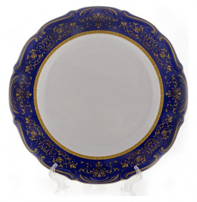 Блюдо 32 см круглое  Bavarian Porcelain "Мария-Тереза / Синяя /Элегантность" / 104878