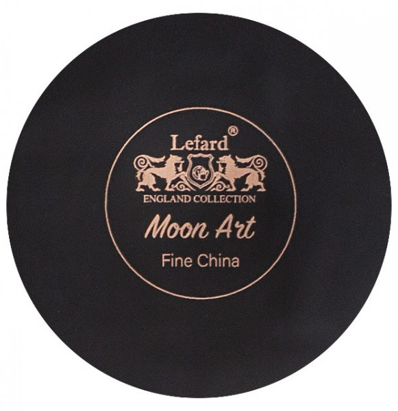 Набор тарелок 20,5 см 2 шт чёрные  LEFARD &quot;Moon art&quot; / 271111