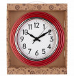 Часы настенные 30 см кварцевые красные  LEFARD &quot;LOVELY HOME&quot; / 188033